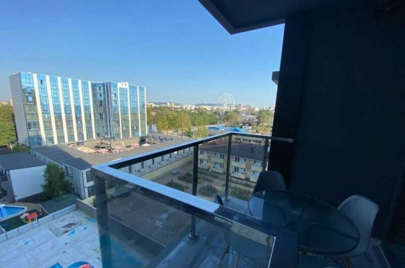 Однокомнатные апартаменты Люкс с кухней и балконом