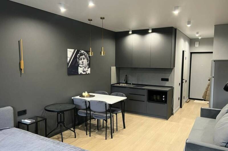 Апартаменты-студия Люкс для 4х гостей с балконом