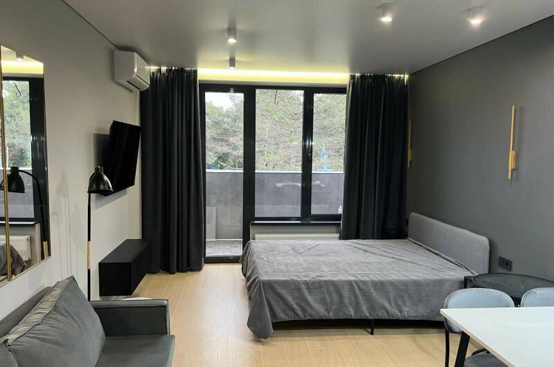 Апартаменты-студия Люкс для 4х гостей с балконом