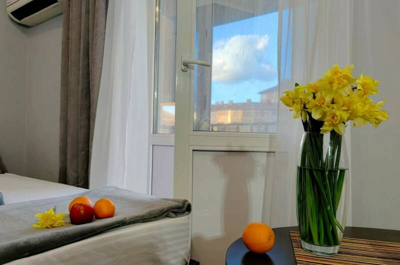 Четырёхместный номер «Полулюкс» с балконом