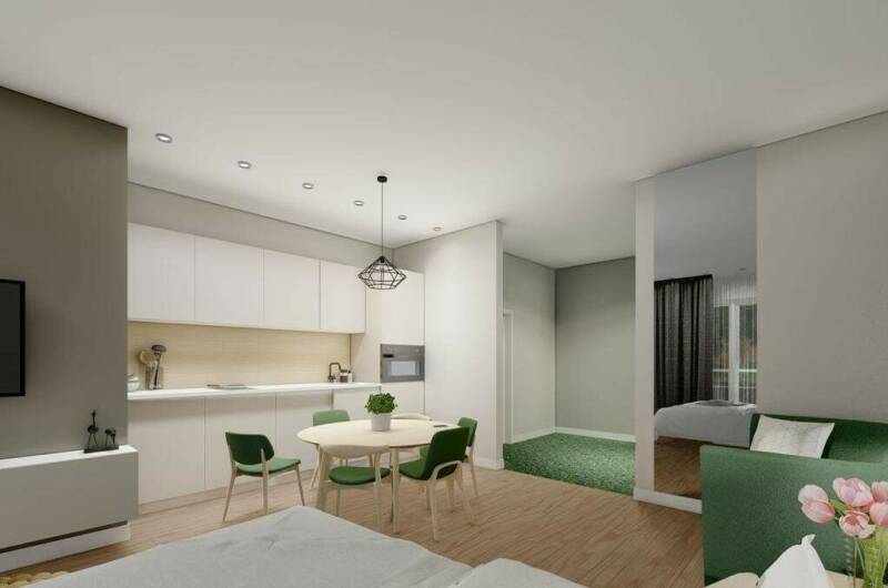 Апараменты-студия для 4х гостей