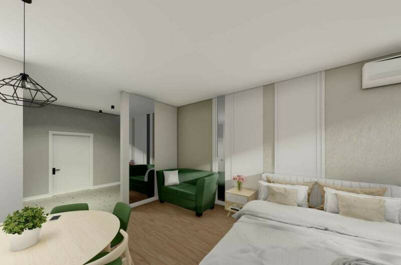 Апараменты-студия для 4х гостей