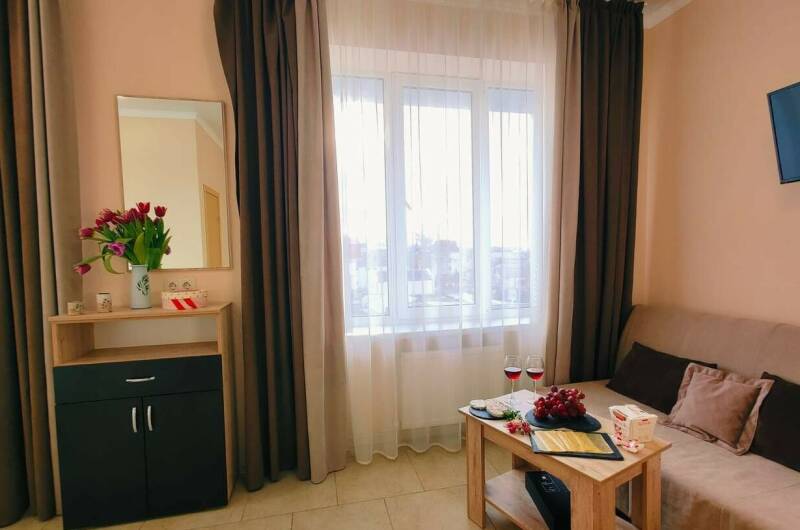 Студия 4х местная с мини-кухней