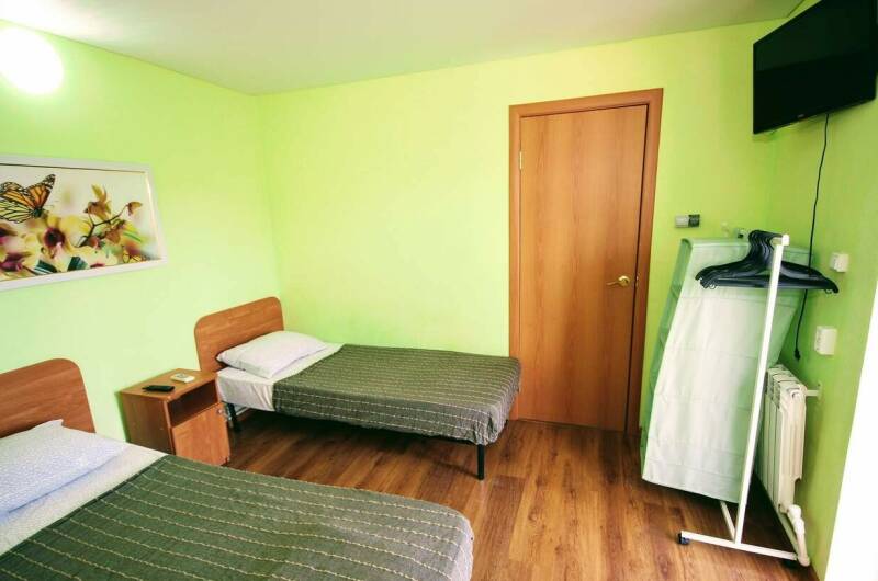 Комната «Салатовая» с террасой на втором этаже