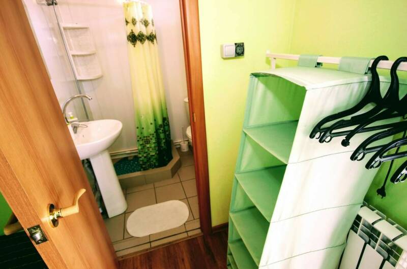 Комната «Салатовая» с террасой на втором этаже