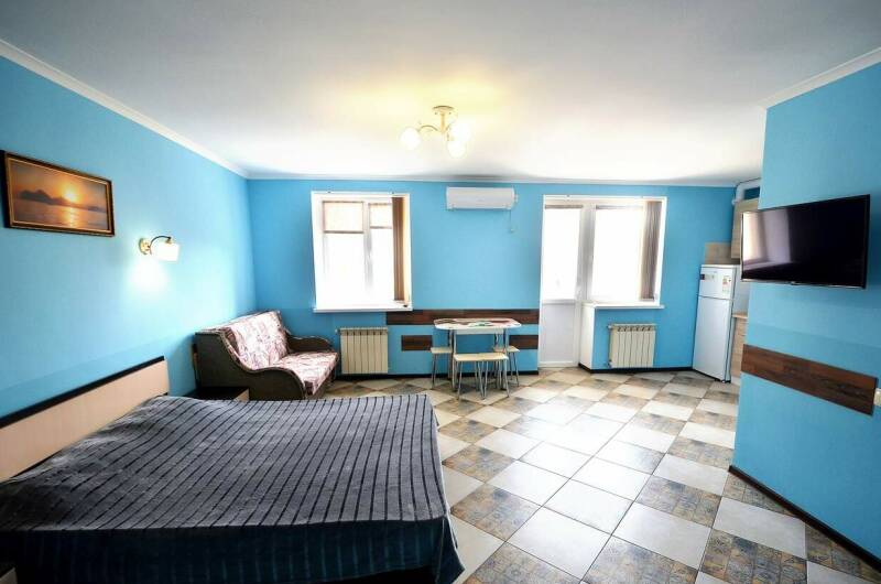 Студия в голубом цвете