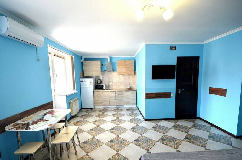 Студия в голубом цвете