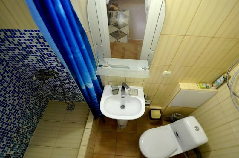 Студия в цокольном этаже