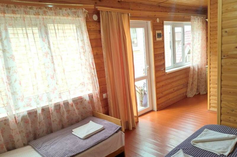 Делюкс 3-х местный с кухней в бунгало 1 этаж