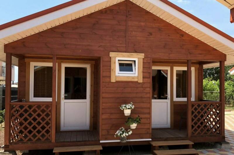 Сруб двухкомнатный