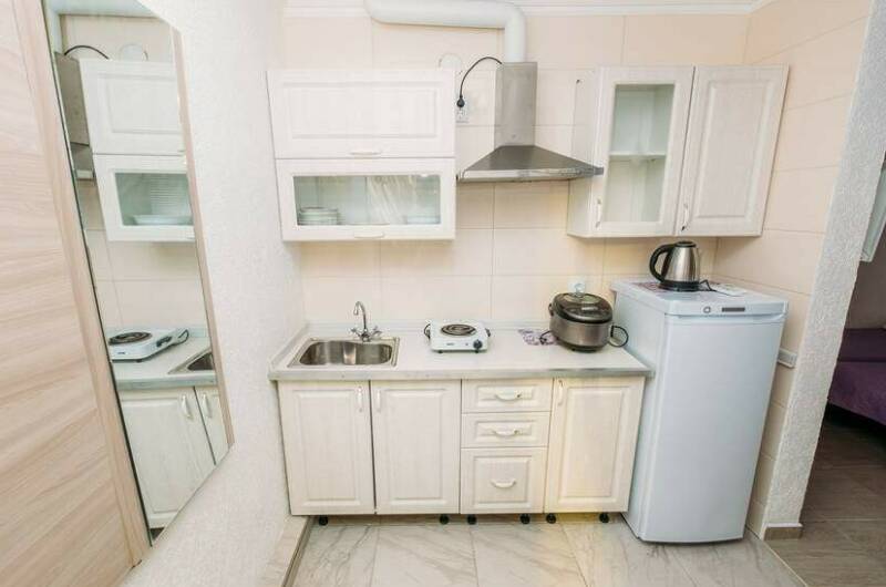 Студия номер с кухней для 3−4 человек