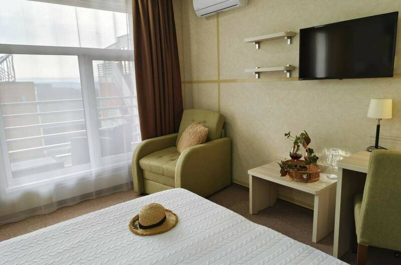 Двухкомнатные шестиместные"Апартаменты" с террасой