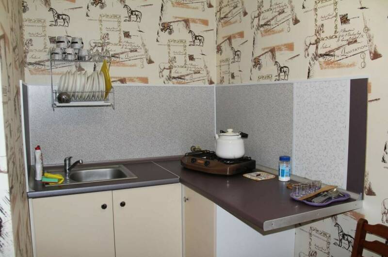 Двухкомнатная пятиместная с кухней