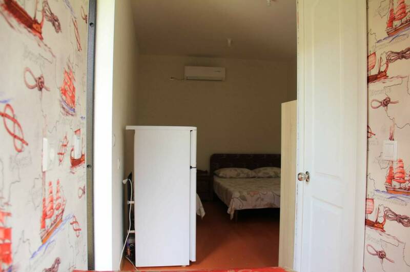 Трехместный домик с кухней