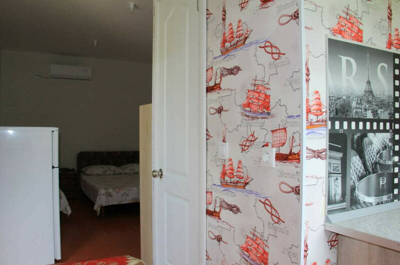 Трехместный домик с кухней