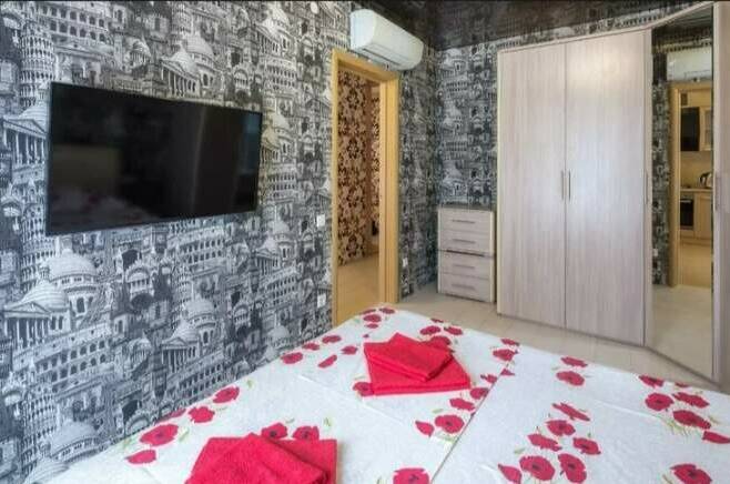 Двухкомнатные апартаменты с кухней