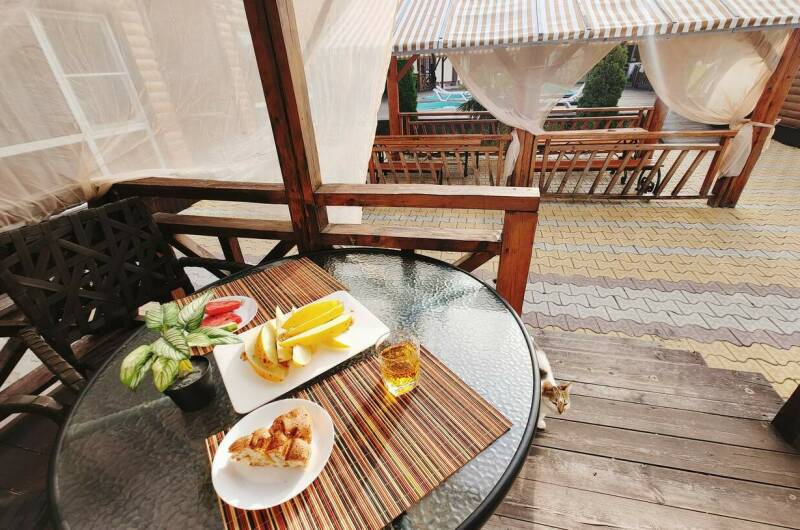 1-комнатный 2-х уровневый с террасой на 5 чел