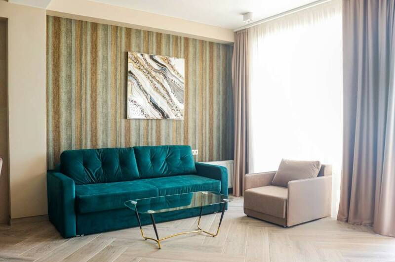 Апартаменты двухкомнатные с видом на море (№ 129)