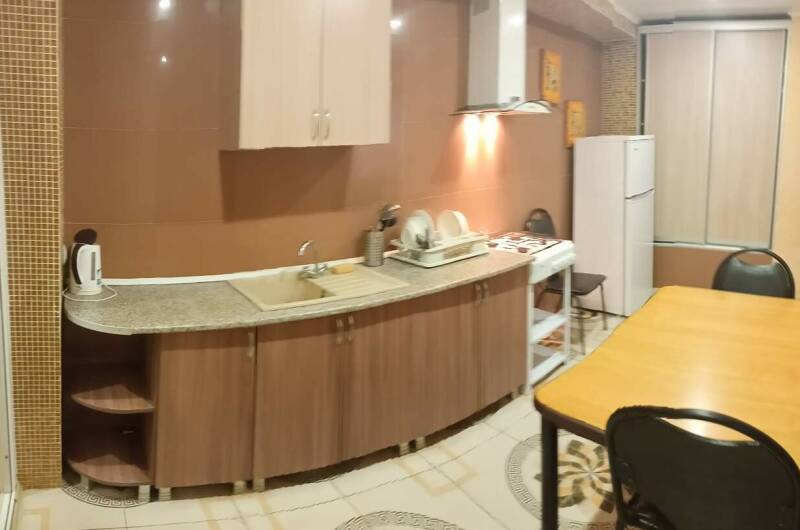 Двухкомнатные апартаменты с кухней