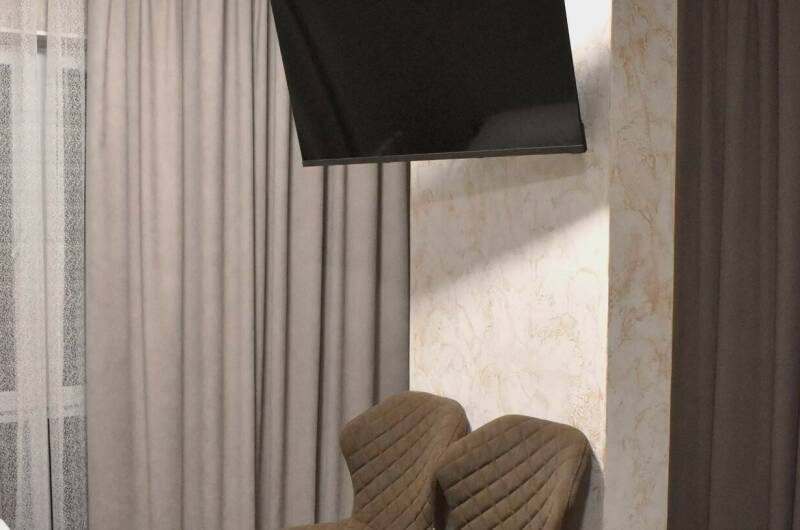 Люкс 3х местный с кухней, прихожей и балконом