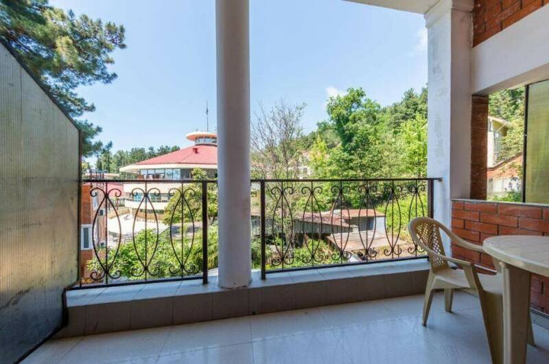 Двухместный номер с 1 кроватью и балконом