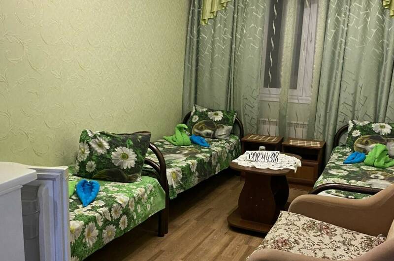 Трехместный номер-эконом (3 раздельных кровати)