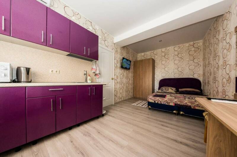 Двухкомнатный номер 35 с кухней и балконом