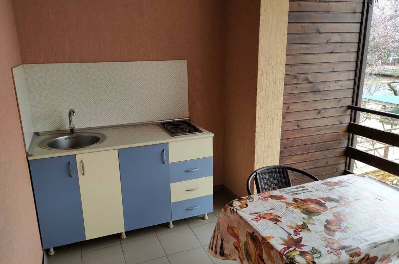 Номер 4: Кухня в номере, 2 этаж, 2х местный