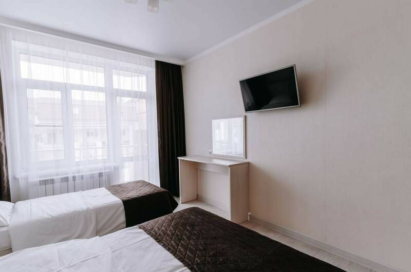 Двухкомнатные апартаменты на первом этаже