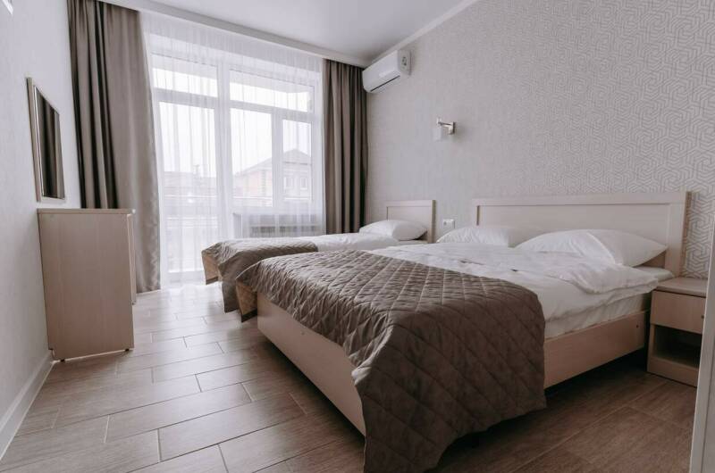 Однокомнатные апартаменты на втором этаже