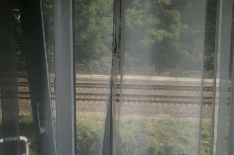 Четырёхместный «Семейный» с видом на ЖД и лес