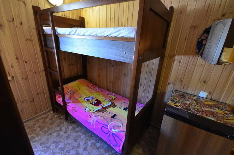 Номер 4 этаж с мини кухней и двухэтажной кроватью