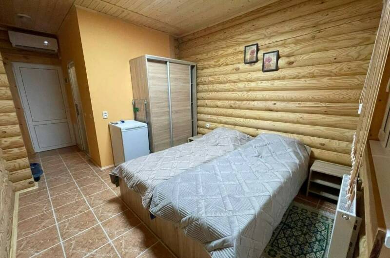 Двухместный номер из дерева с видом на море