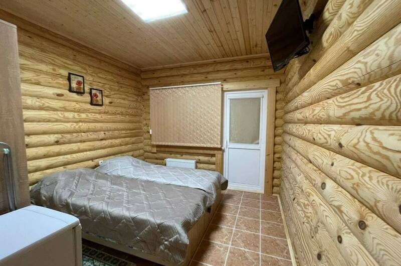 Двухместный номер из дерева с видом на море