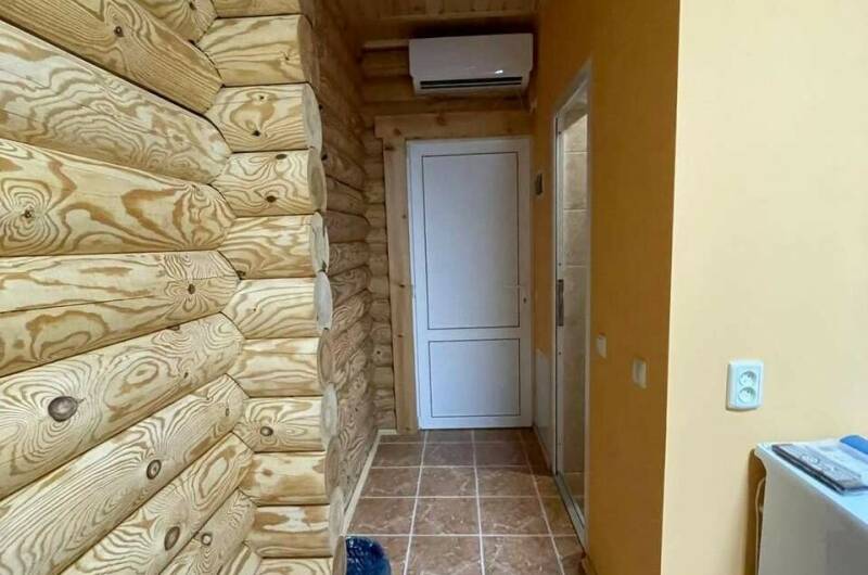 Двухместный номер из дерева с видом на море