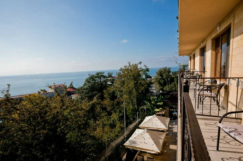 Двухместный номер с видом на море (раздельные)