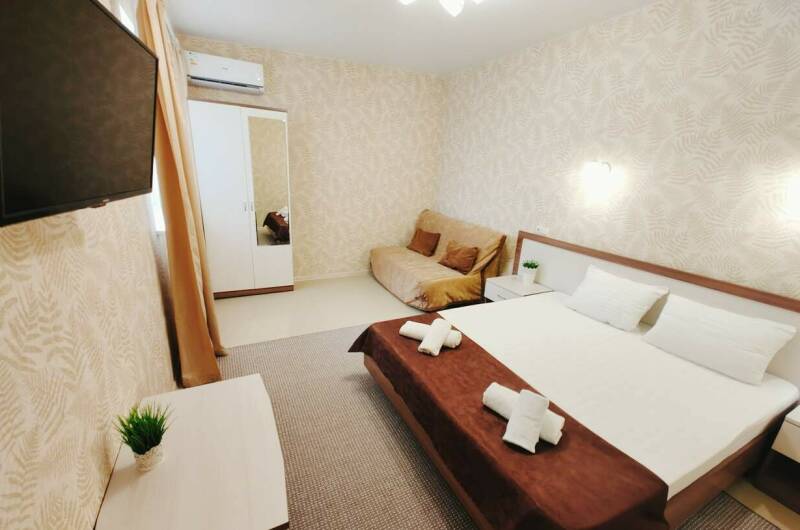 Апартаменты 2-х комнатные с кухней и террасой