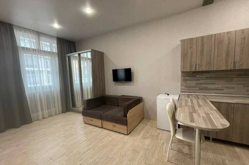 Апартаменты с видом на город с кухней