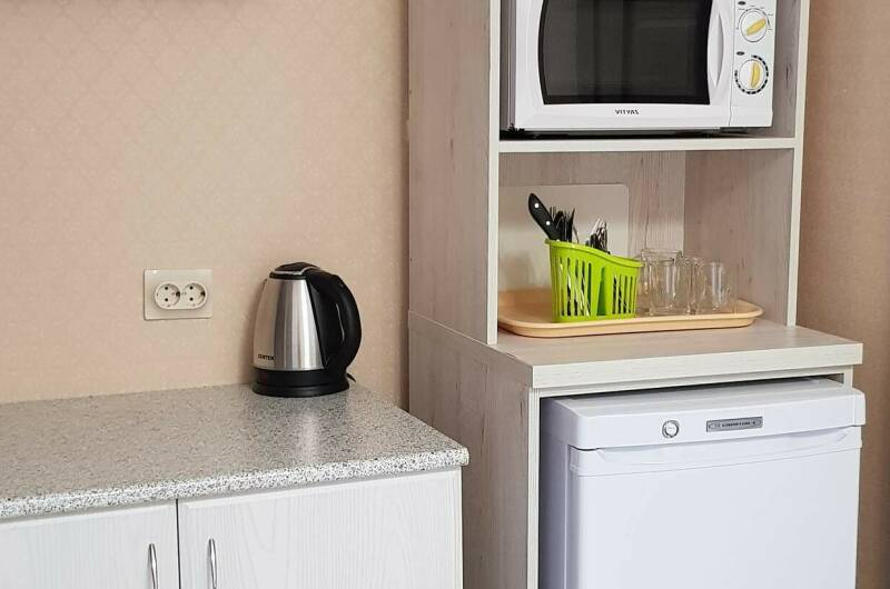 Однокомнатный с кух. уголком для 2−4 человек