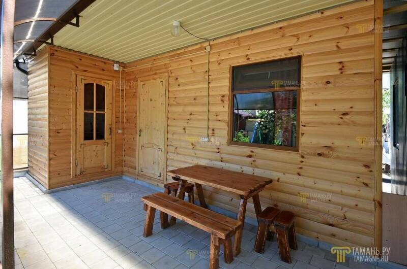 Отдельный двухкомнатный домик с верандой и кухней