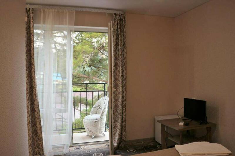 Двухместный номер с 1 кроватью и балконом