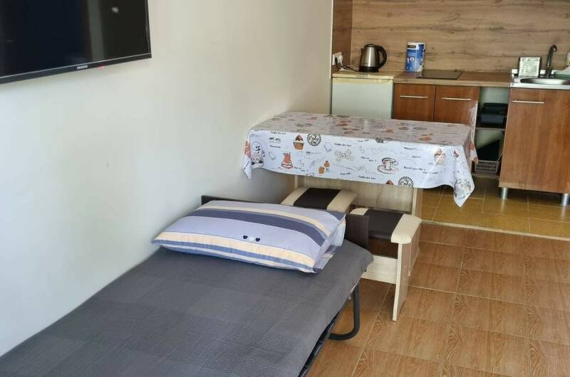 Домики «Комфорт» с мини-кухней и санузлом «Бали»