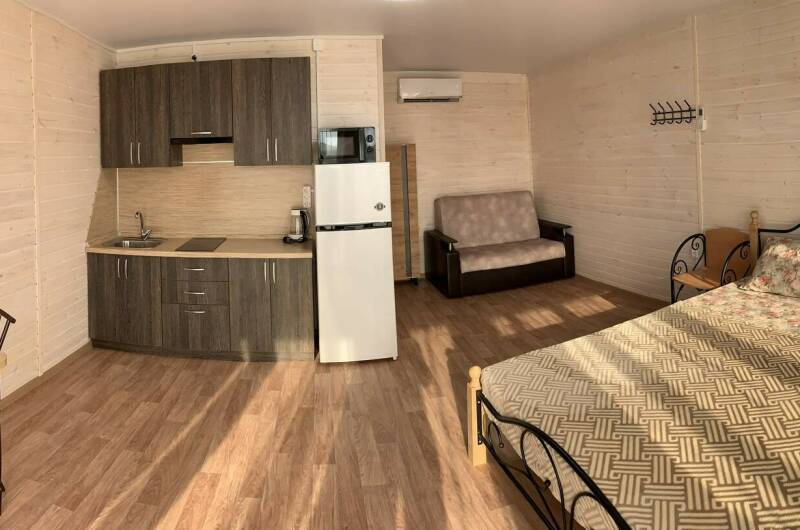 Номер с двуспальной кроватью и раскладным диваном