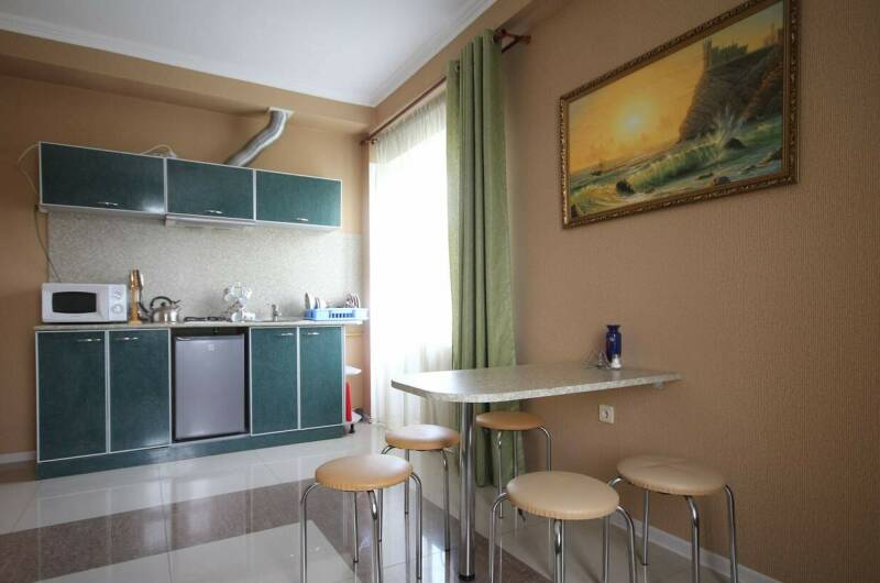 Двухкомнатные апартаменты с кухней