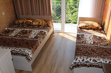 Номер с удобствами и балконом на 2−3 чел (3 этаж)