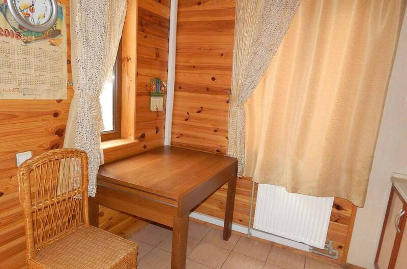 Деревянный коттедж с кухней до 4 человек